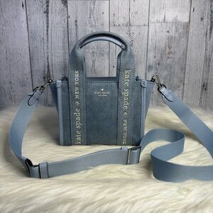 KATE SPADE mini denim crossbody bag